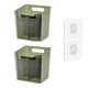 thumbnail image 1 of Juego de 2 cubos organizadores de almacenamiento para ducha montados en la pared, 1 of 8
