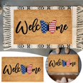thumbnail image 3 of Butterflies Welcome Sign Home Door Mat Coir Doormat Outdoor Plain Memorial Day Front Door Mat Entry Floor Mats for Business Non-Slip Entrance Door Rugs Welcome Mats for Entryway, Porch, 3 of 6