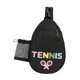 thumbnail image 3 of Bolsa de hombro para raqueta de tenis, bolsa de bádminton, funda para raqueta con cremallera, raqueta de pickleball Negro, 3 of 9