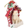 thumbnail image 2 of Kurt Adler 3.75-Inch Personalized Goldendoodle with Dog House Christmas Ornament, 2 of 6