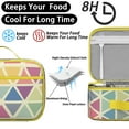 thumbnail image 4 of Lightweight Lunch Bag With Retro Plaid Pattern, Insulated Durable Lunch Box For School, Activities, And Travel. Perfect For Checkered, Buffalo Plaid, And Classic Red & Black Design, 4 of 6