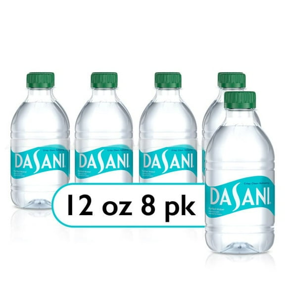 DASANI Purified Bottled Water, Pack 12oz.8x12oz (pack of 2)