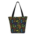 thumbnail image 3 of Fotbe Pixel Game Pattern Beach Tote,Shoulder Handbag,Spacious Tote Bag,Lightweight Travel Bag,Versatile Shopping Bag, 3 of 9
