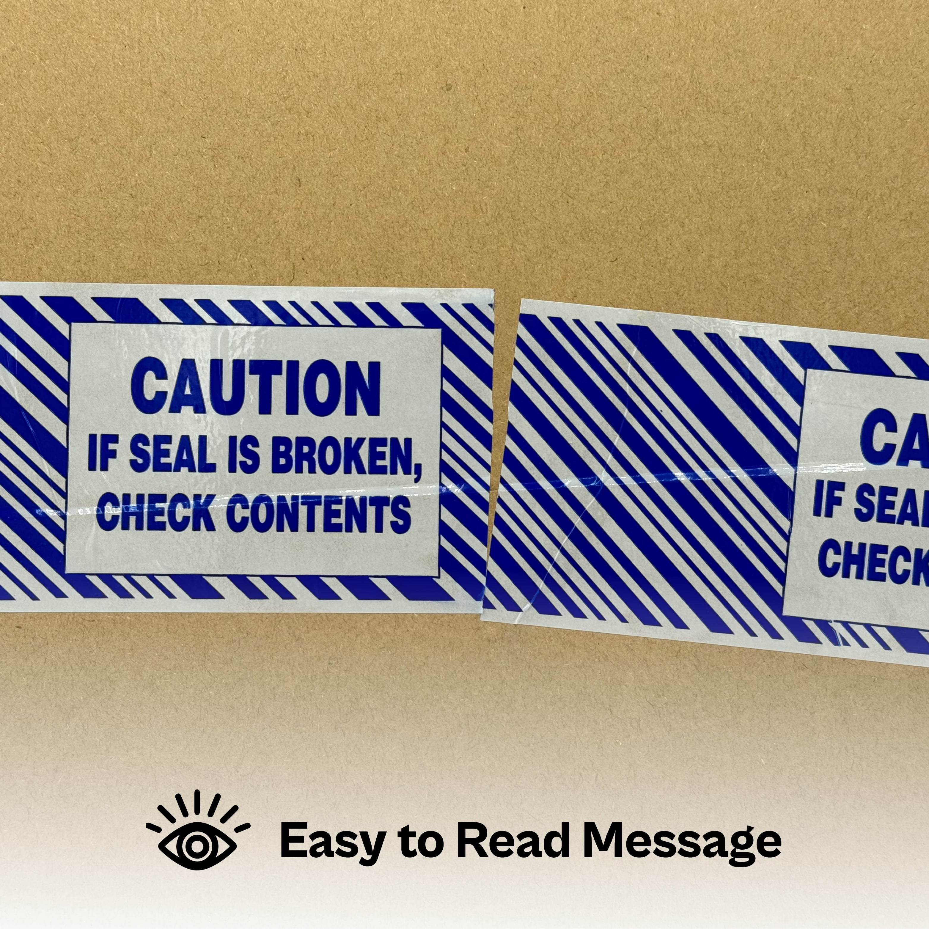 SSBM Packing Tape, Tamper Evident Hot Melt Adhesive Roll, 1.88 Inch Wide x 110 Yards, 1.9 Mil Thick, Pack of 72 Rolls