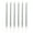 Silver, variant on EZPXFCI Birthday Cake Candles - Gold Long Thin Metallic | Ideal for Birthday Parties, Wedding Decor & Party Festive Cake Accents