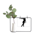 thumbnail image 1 of Invierno Patinaje femenino deporte patrón Marco De Metal Florero De Cerámica Decoración, 1 of 4