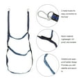 thumbnail image 2 of Marine Rope Ladder, Nylon Boarding Ladder Foldable Nonslip Portable  For Yachts Kayaks Inflatable Boats, 2 of 9