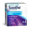 Bausch + Lomb Soothe Preservative-Free Lubricant Eye Drops, Box of 28 Single Use Dispensers