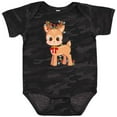 thumbnail image 3 of Inktastic Cute Christmas Reindeer with Christmas Lights Boys or Girls Baby Bodysuit, 3 of 5