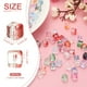 thumbnail image 2 of Uxcell 500 Pcs Perlas de Cubo de Cristal, 7mm Transparentes Facetadas Cuadradas Espaciadoras Suministros para Manualidades para Joyería DIY Pulsera Aretes Collar, Rojo, 2 of 6