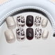 thumbnail image 4 of 24Pc Square Press on Nail Leopard Design French Fake Nail Acrylic False Nail,Artificial Nail Glues on Nail for Women, 4 of 4