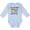AE-Light Blue, variant on My Grammy Loves Me with Sloth and Hearts Boys or Girls Long Sleeve Baby Bodysuit
