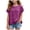 Dark Purple, variant on Akiihool Clothes for Teen Girls Girls Short Sleeve T Shirts Kids Summer Crewneck Color Block Tops Fashion Tees (Light Green,15-16 Years)