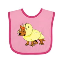 Inktastic Easter Duck Triceratops Boys or Girls Baby Bib