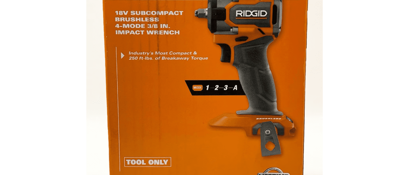 RIDGID 18V SubCompact Brushless Cordless 3/8 in. Impact Wrench