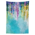 thumbnail image 3 of Ambesonne Abstract Art Tablecloth Rectangular Table Cover, Landscape Spring, 60"x84", Multicolor, 3 of 4