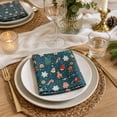 thumbnail image 5 of Christmas Cookies-Evergreen Metallic Fabric-Holiday Classics-Rifle Paper Co-Cotton+ Steel, 5 of 11