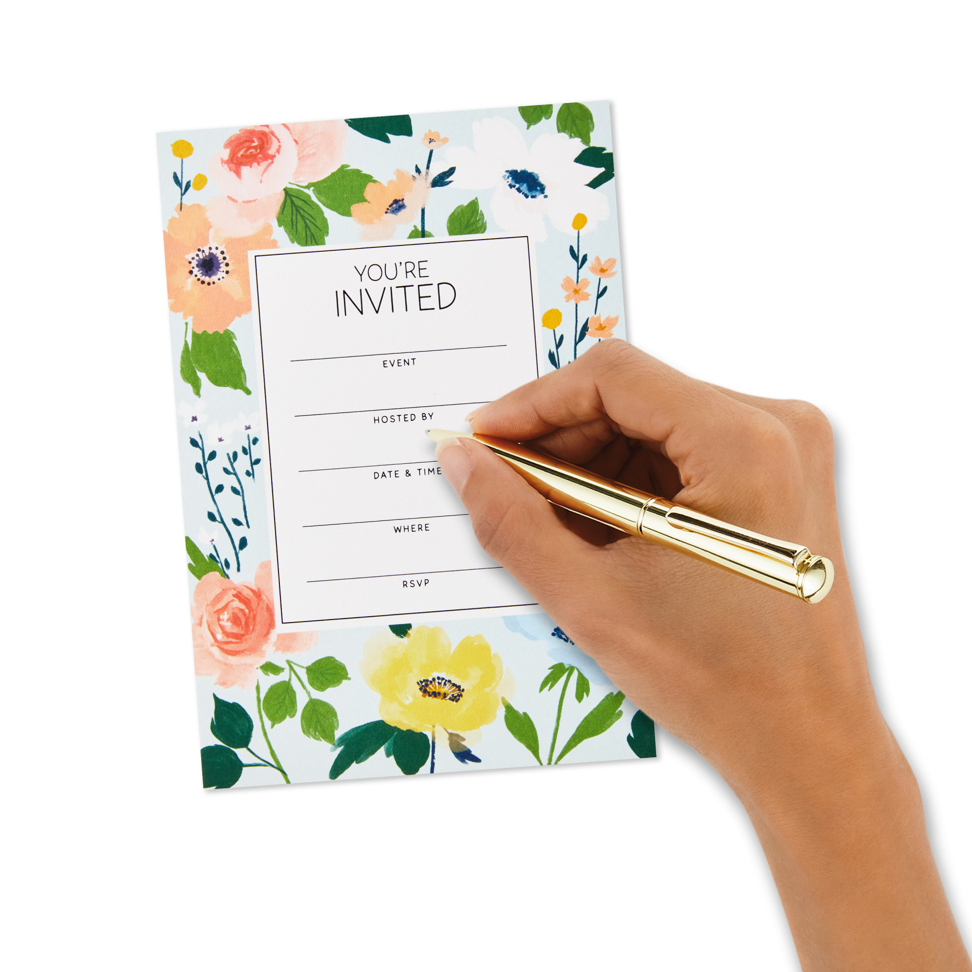 Hallmark General Invitation (Invitation Elegant Floral)