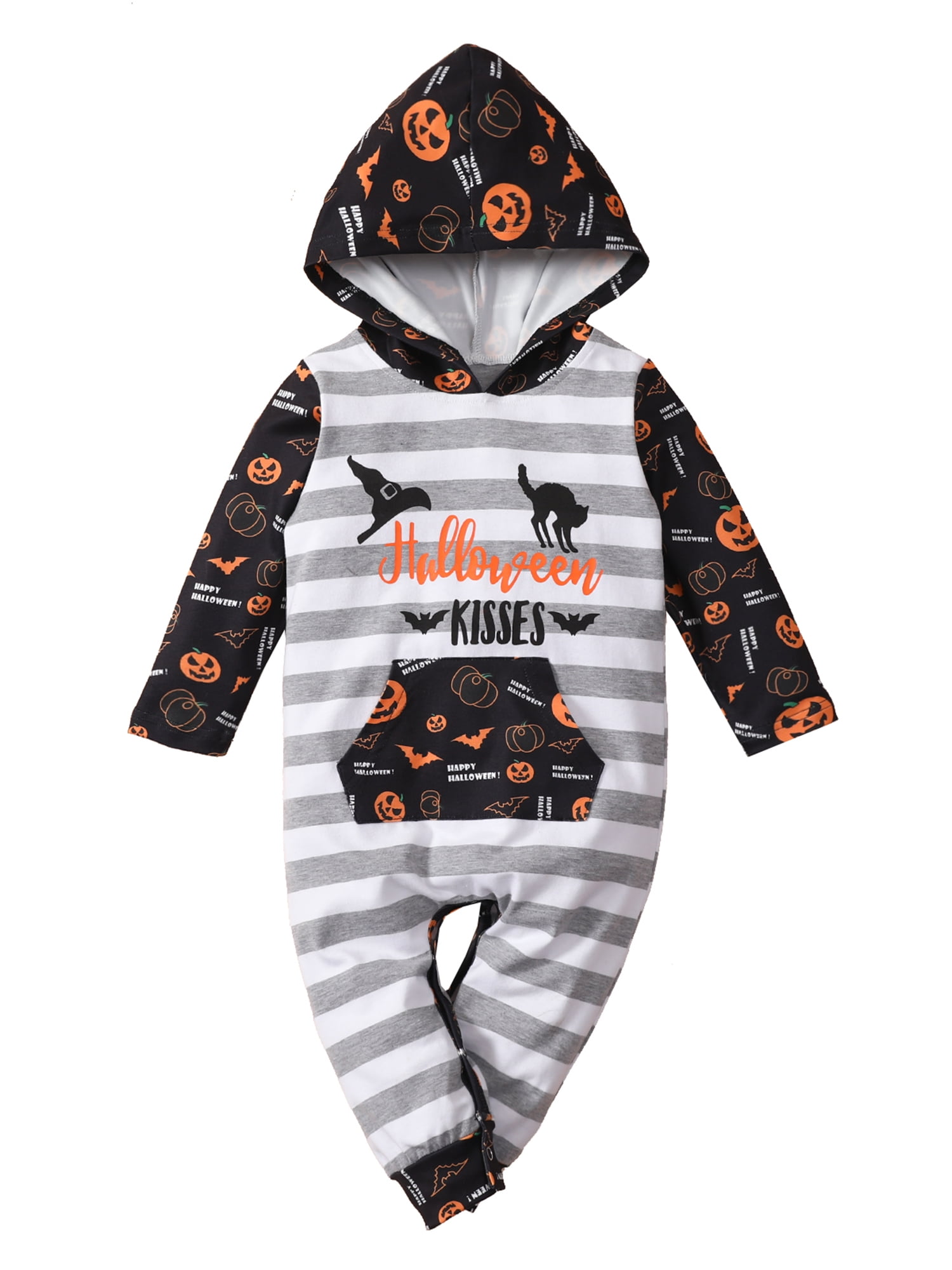 Baby Romper Winter,Longra Infant Baby Girl Boy Kids Halloween Printed Romper Jumpsuit Clothes Outfits for 0-24 Months 