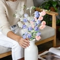 thumbnail image 6 of Clearance Under $5 Artificial Bellflower Artificial Bluebell Spray Plastic For Living Room Vase Filler Wedding Arch Arrangement Pink (1Pc), 6 of 9