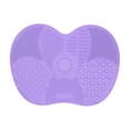 thumbnail image 3 of Almohadilla limpiadora de brochas de maquillaje, depurador fácil de limpiar, limpieza de brochas de silicona grande Púrpura jinwen Almohadilla limpiadora de cepillos, 3 of 8