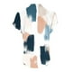 thumbnail image 4 of Vestidos Casuales Para Mujer, Blusas De Mujer De Moda Camiseta informal de manga corta con cuello en V y botones para mujer, 4 of 5