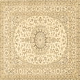 thumbnail image 1 of Ahgly Company Indoor Square Medallion Brown Traditional Area Rugs, 6' Square, 1 of 4
