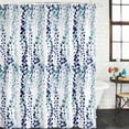 thumbnail image 2 of Blue Weeping Eucalyptus Shower Curtain, Waterproof Shower Curtains for Bathroom, Spring Summer Farmhouse Leaves Washable Fabric Bathtub Curtain Set Bath Decor with 12 Hooks Long 72"x84", 2 of 8