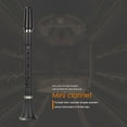 thumbnail image 3 of MesaSe Mini Pocket Bb B Flat Clarinet Woodwind Instrument for Beginners Practice Musical Instrument Accessories, 3 of 6