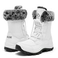 thumbnail image 2 of Snow Boots for Women Waterproof Outdoor Hiking Shoes Winter Warm Mid Calf Boots, 2 of 6