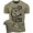 T-Shirt Military Green, variant on Gymish Don’t Want Sleeves to Fall Off Workout Shirt – Funny Gym T-Shirt for Men, Motivational Lifting Tee, Military Green, Small