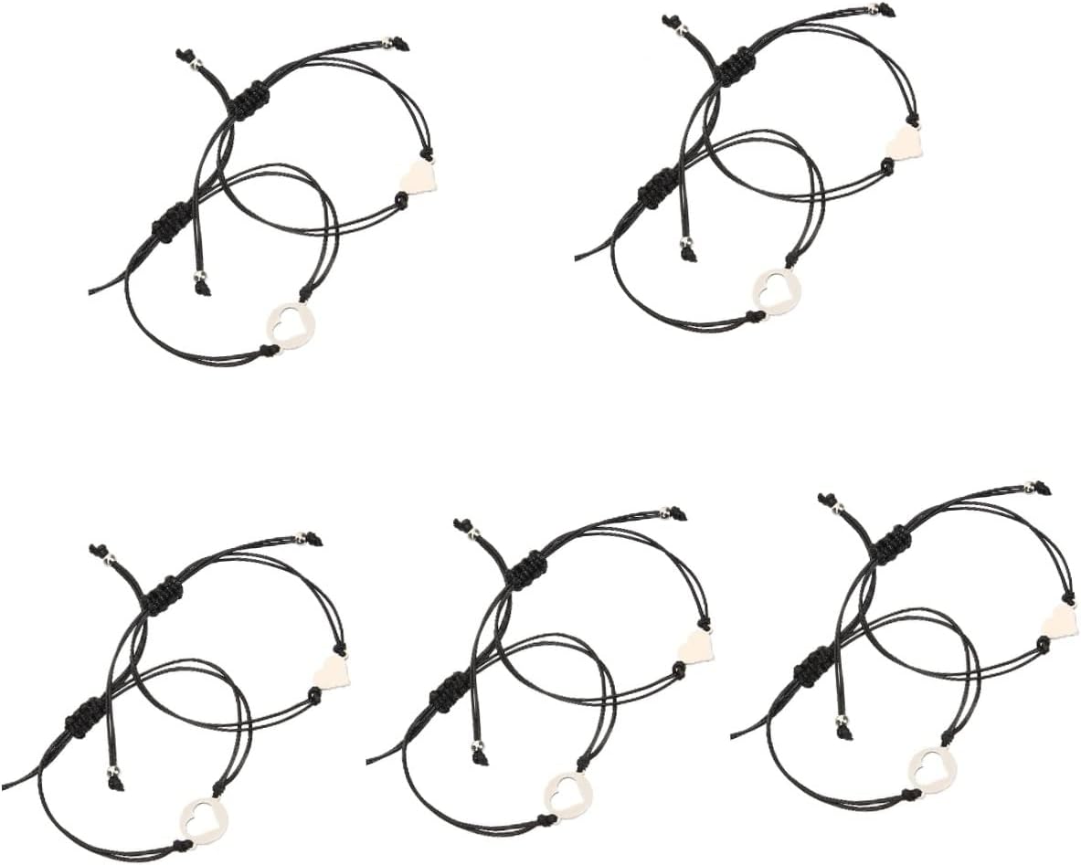 Hollow Heart Bracelet Adjustable Bracelet Friendship Bracelet Female