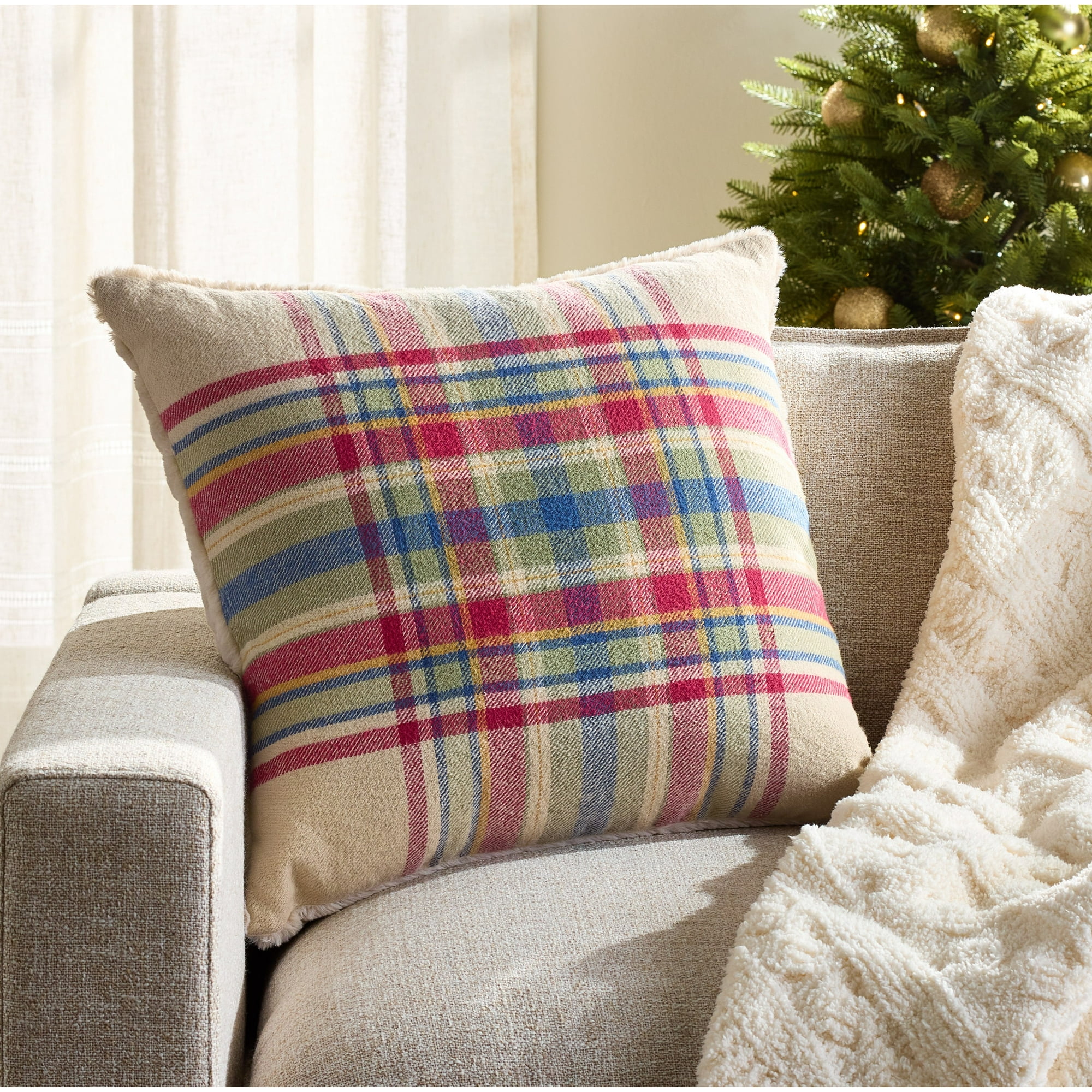 Tartan Throw Pillow