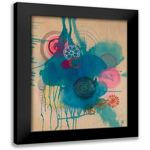Evans-Sills, Faith 12x14 Black Modern Framed Museum Art Print Titled - PolyBlue
