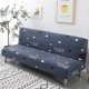 thumbnail image 3 of Funda elástica para sofá cama con diseño floral, sin reposabrazos, con todo incluido, antiarañazos, para sofá de 3 plazas, para sala de estar, 3 of 5