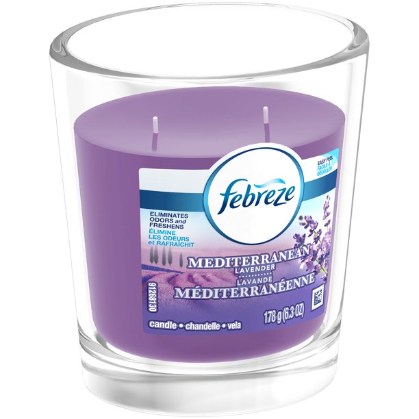 Febreze Mediterranean Lavender Candle 6.3 oz. Jar
