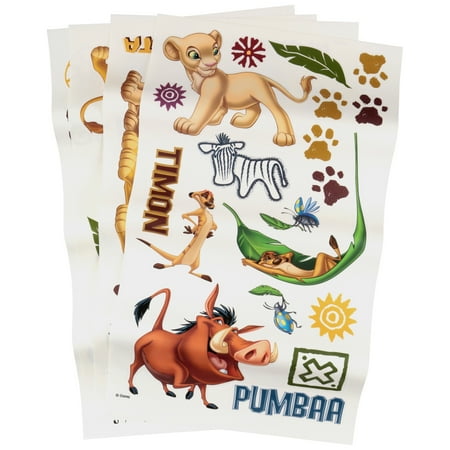 Disney Lion King Peel & Stick Wall Decals 48 pc Pack