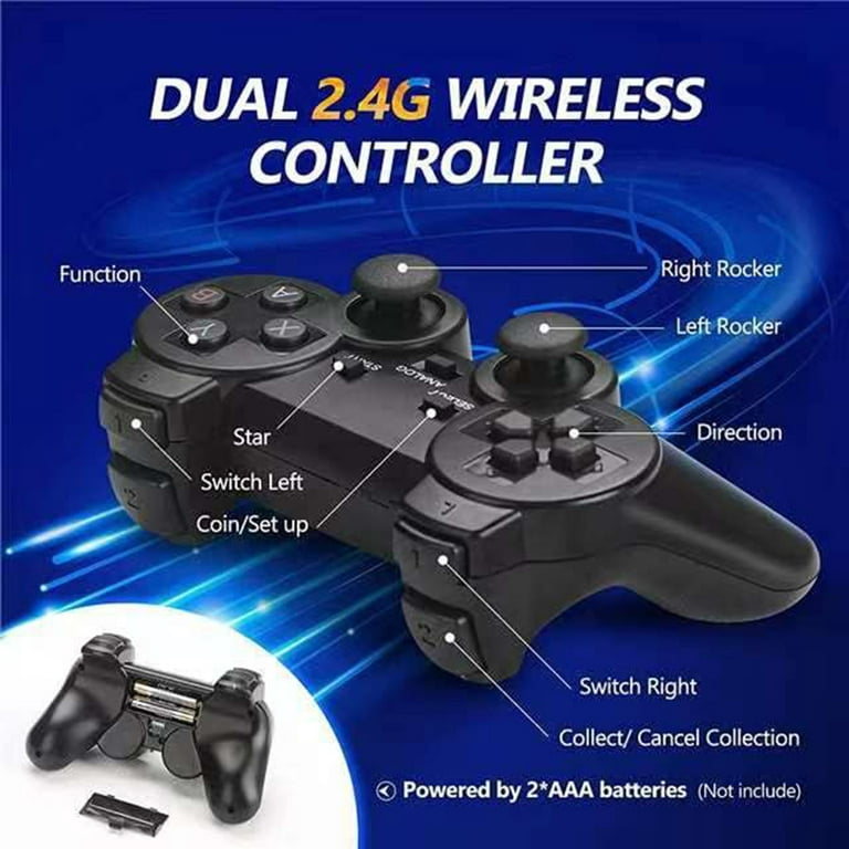  FUNTELL Wireless Retro Game Console, Plug & Play Video