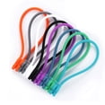 thumbnail image 2 of EGNMCR Closet Organizers and Storage, Storage Trunks & Bag 5PCS Multi-Purpose Reusable Multi-Color Silica Gel Cable Tie Organize folder, 2 of 5