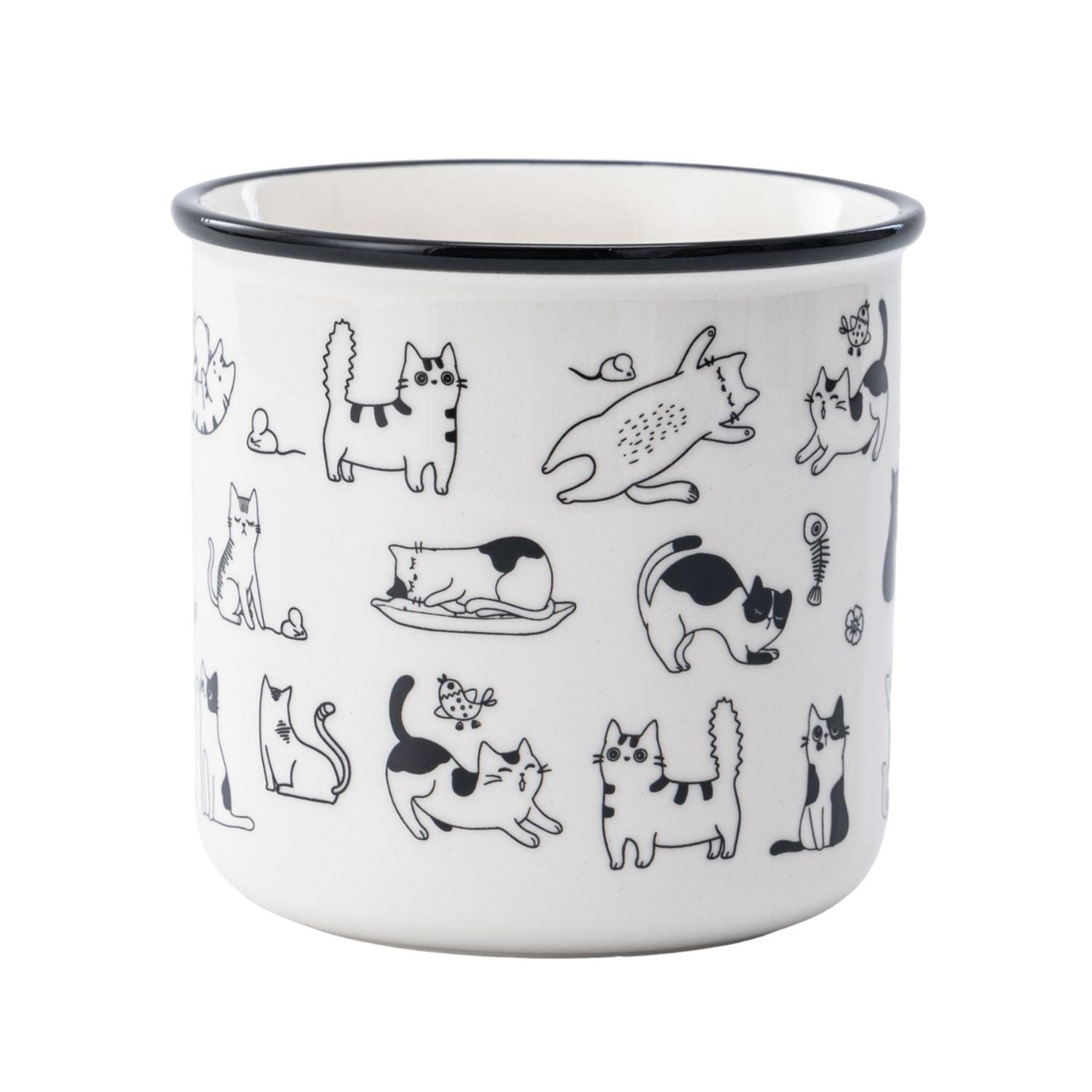 Mainstays Tasse en céramique pour chats, 20,96 oz, 1 Pièce Tasse, céramique