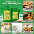 thumbnail image 2 of Asian Kitchen Idly (Idli) Rice 4-Pound Bag, 4lbs (1.81kg) Short Grain Rice ~ All Natural | Vegan | Indian Origin | Export Quality, 2 of 10