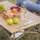 thumbnail image 5 of Juego de utensilios ultraligeros para acampar al aire libre, compacto, portátil, multiusos, plegable, tenedor-cuchara-tenedor, herramienta para mochileros, senderismo, viajes y picnics., 5 of 7