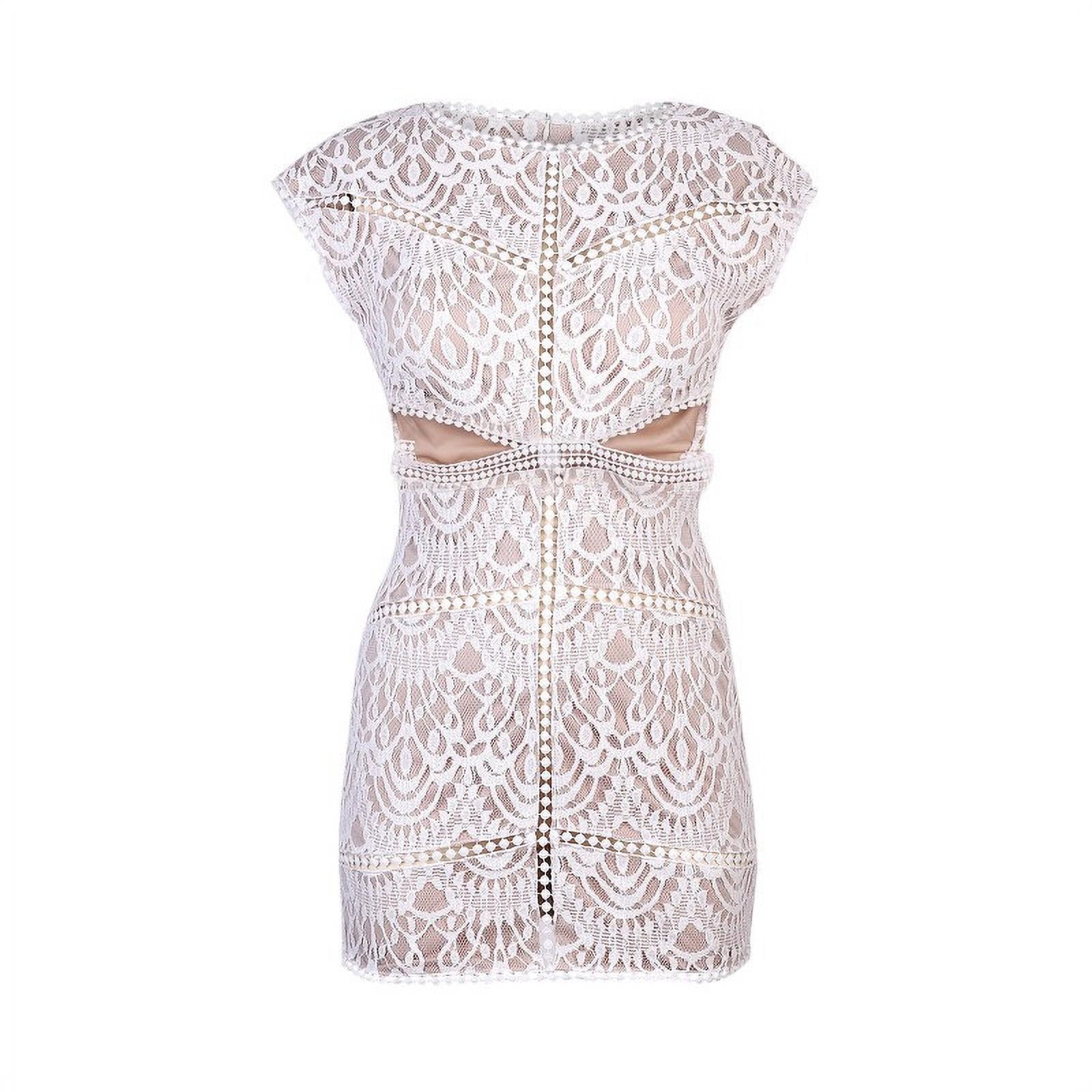Women Slim Mini Dress Hollow Mini Dress Out Outfits Mini Bodycon Dress Club Outfits