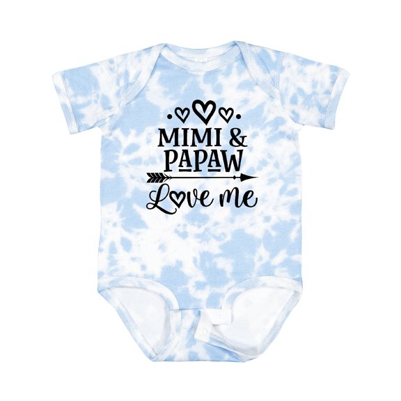 Inktastic Mimi and Papaw Love Me Boys or Girls Baby Bodysuit