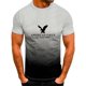 thumbnail image 3 of Camiseta deportiva informal para hombre, camiseta de cuello redondo de manga corta con solapa y degradado 3D de moda de verano europea y americana para hombre, 3 of 5