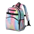 thumbnail image 2 of Colorful Tie Dye Pattern Backpack for School,Cute School Bag,Schoolbag with Adjustable Shoulder Straps & Padded Back,15.25"x11.5"x5.25", 2 of 5