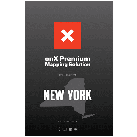 New York Hunting Maps: onX Hunt Chip for Garmin GPS - Public & Private Land Ownership - Wildlife Managemnt Zones - Includes Premium Membership for onX Hunting App for iPhone, Android &