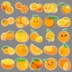 thumbnail image 3 of Pegatinas naranjas -50 pegatinas de vinilo impermeables de color naranja para botellas de agua, portátil, equipaje, taza, ordenador, teléfono móvil, monopatín, guitarra, 3 of 5