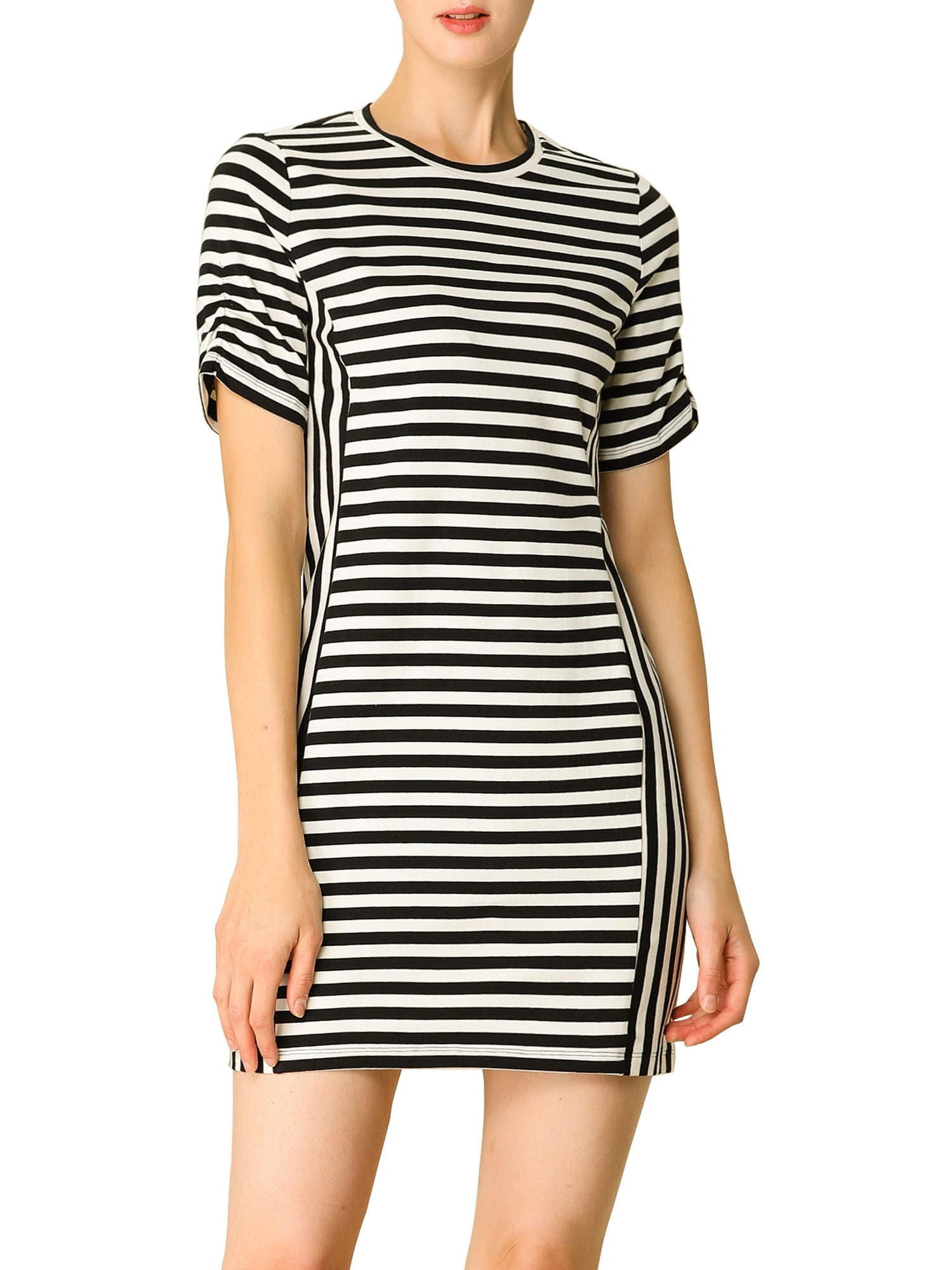 women's short sleeve shirt dress