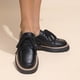 thumbnail image 3 of Xucatan Women's British Style Leather Loafers, Fashion Lace-Up Low Top Shoes with Mid Heel, Comfortable Casual & Dressy Oxfords for Women Gift, 3 of 8